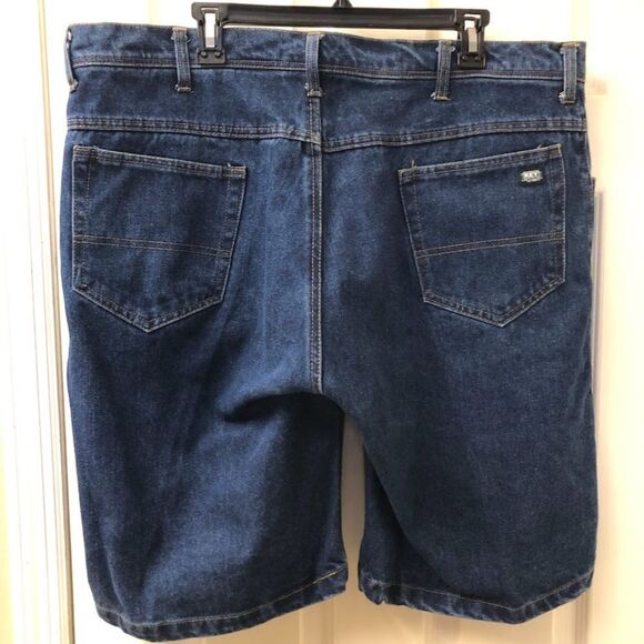 Key Men's Denim Blue Jean Shorts Zip Closure Classic Fit W42 - Picture 4 of 10